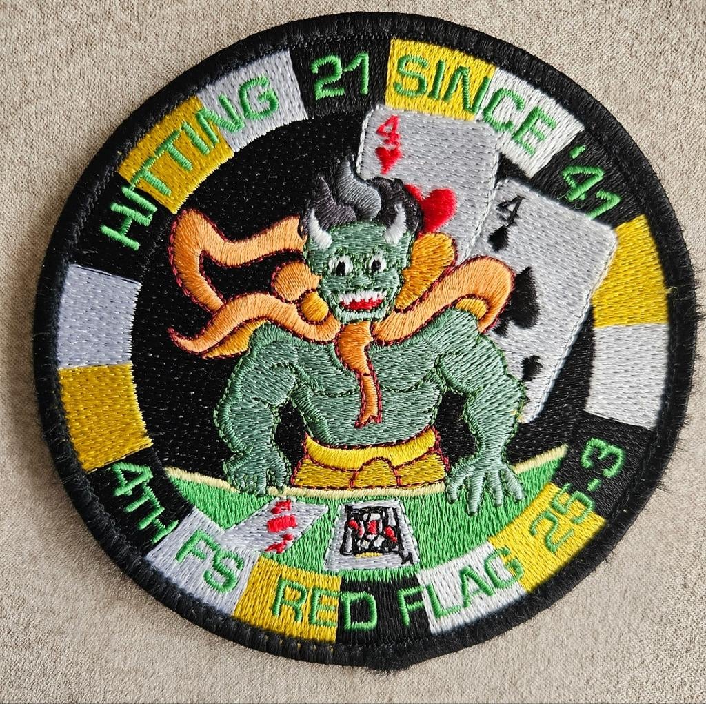 Luchtmacht patch, Ophalen of Verzenden, Zo goed als nieuw, Patch, Badge of Embleem