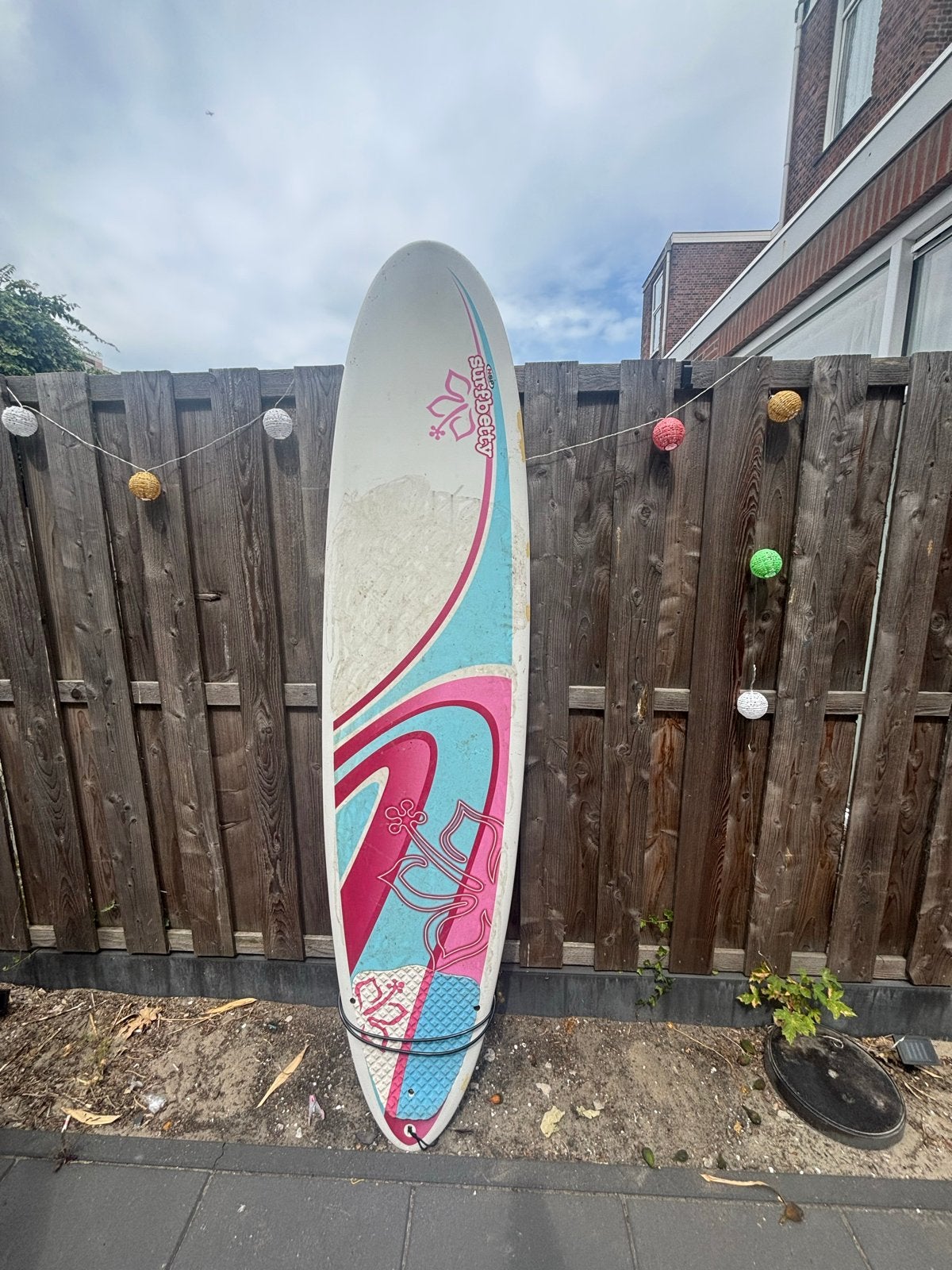 SurfBetty Funboard 7'6" met draagtas, Watersport en Boten, Golfsurfen, Ophalen, Gebruikt, Funboard, Met draagtas