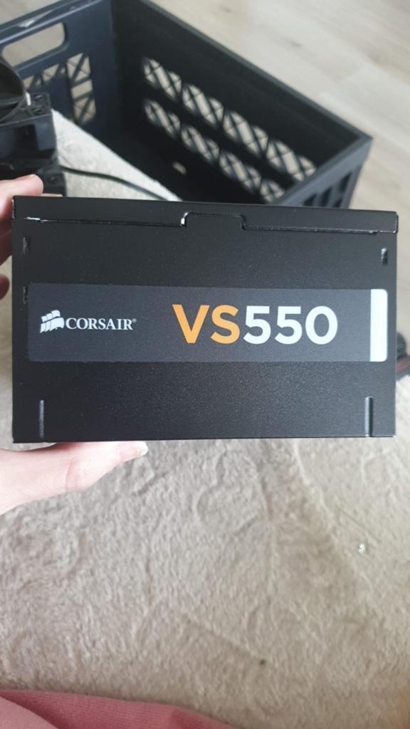Corsair VS550 Voeding (PSU) - 550W, Ophalen of Verzenden
