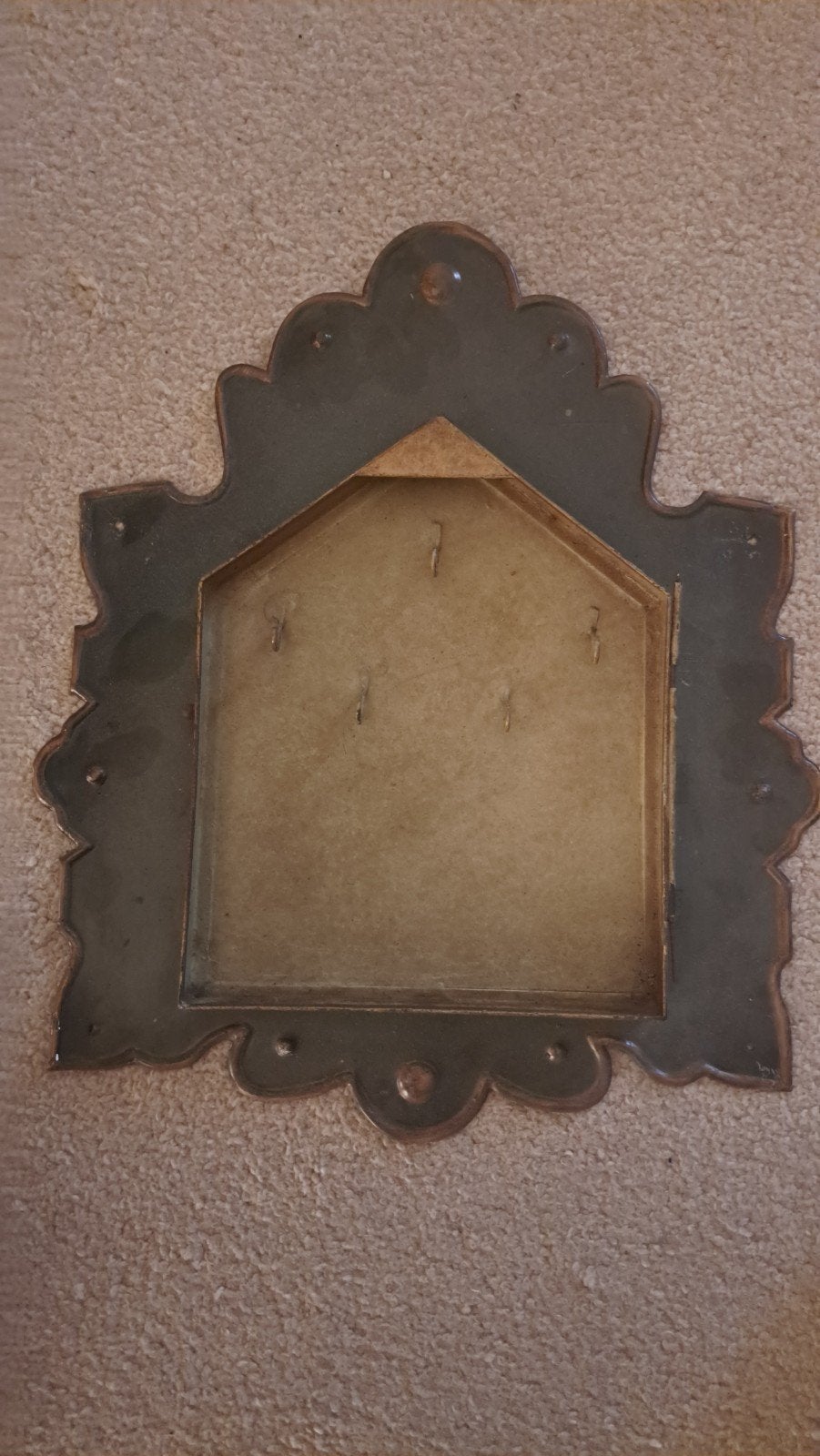 Vintage wand-sleutelkastje, Ophalen