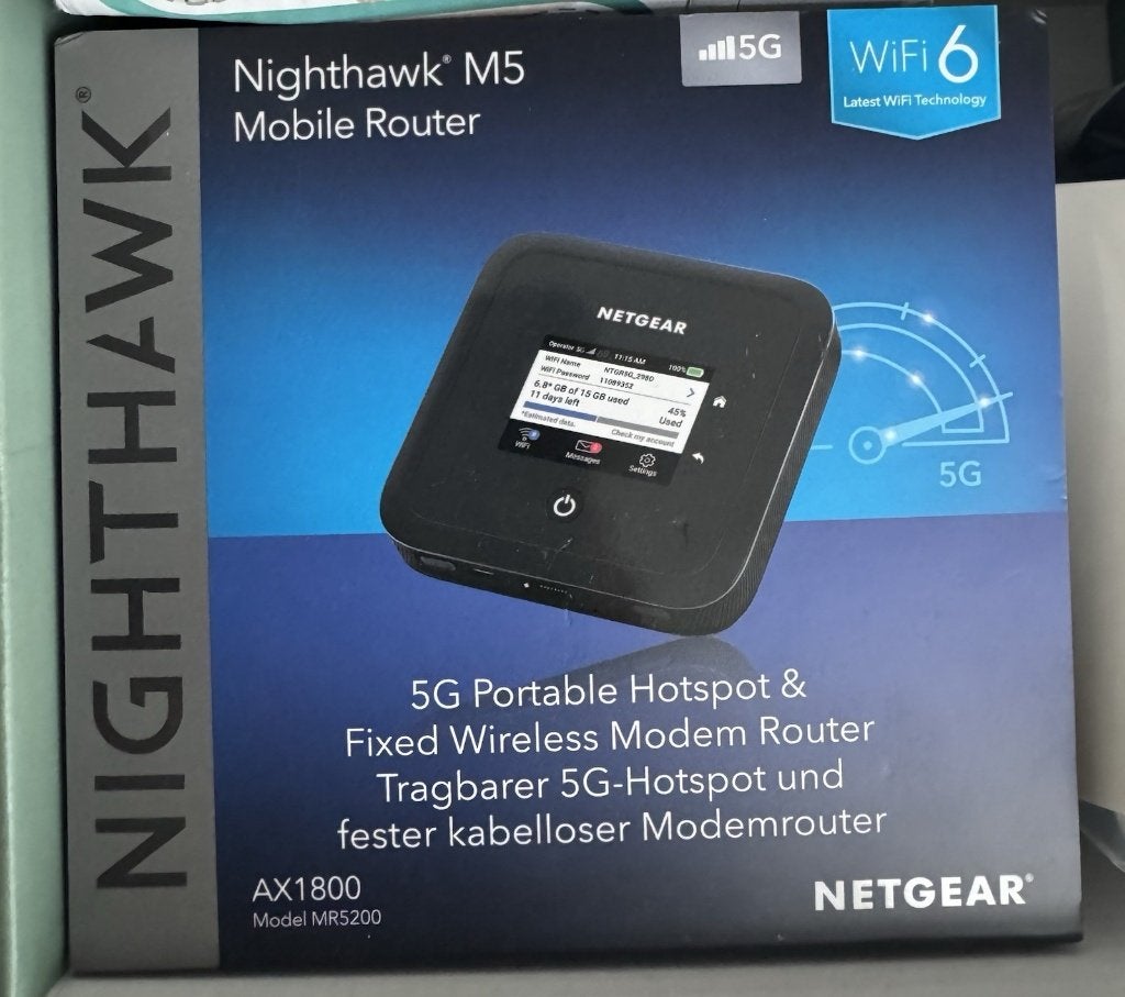 Netgear Nighthawk M5 Mobile Router 5G AX1800, Computers en Software, Ophalen of Verzenden, Nieuw