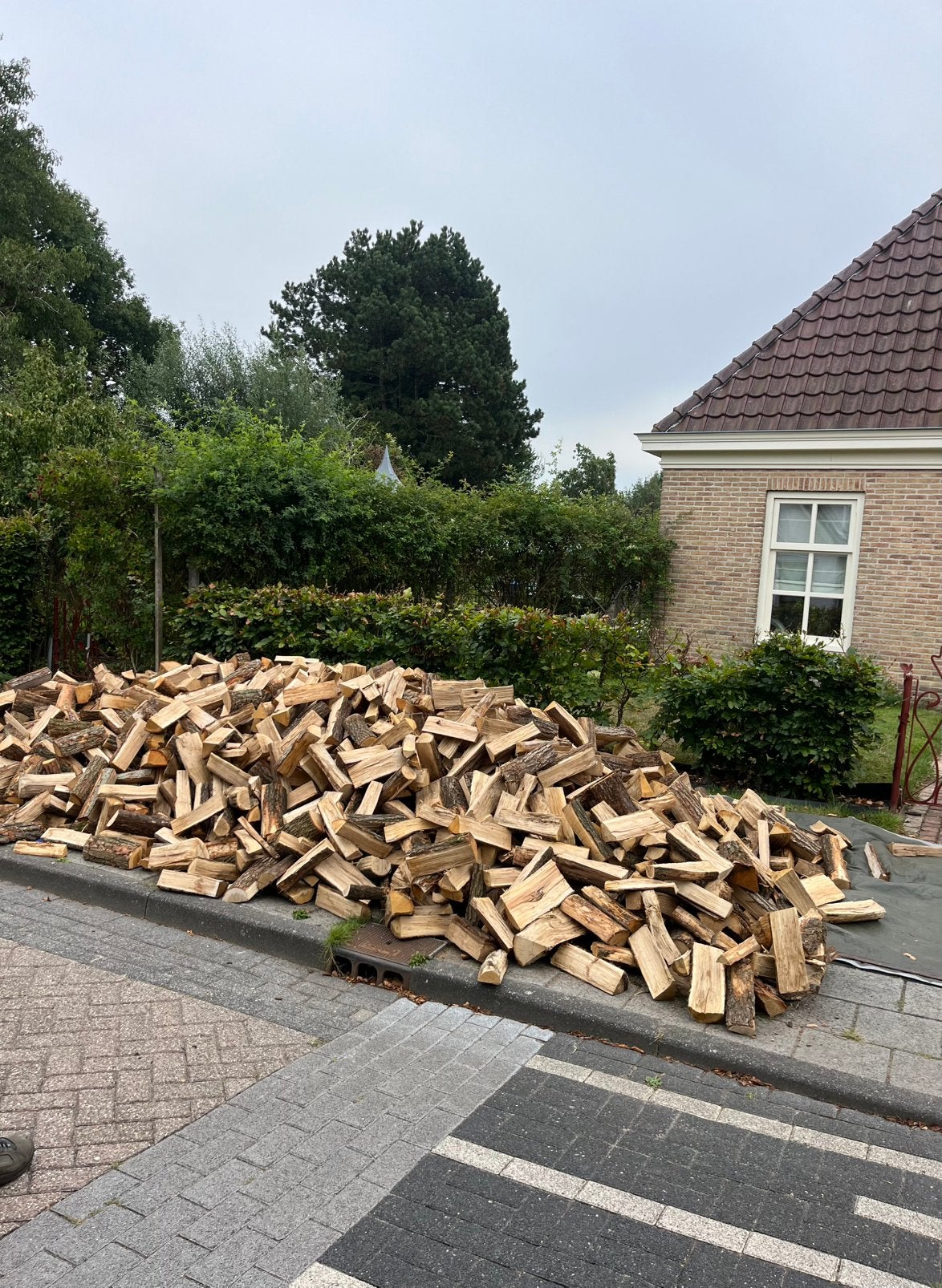 Droog haardhout harde mix, Tuin en Terras, Haardhout, 6 m³ of meer, Ophalen
