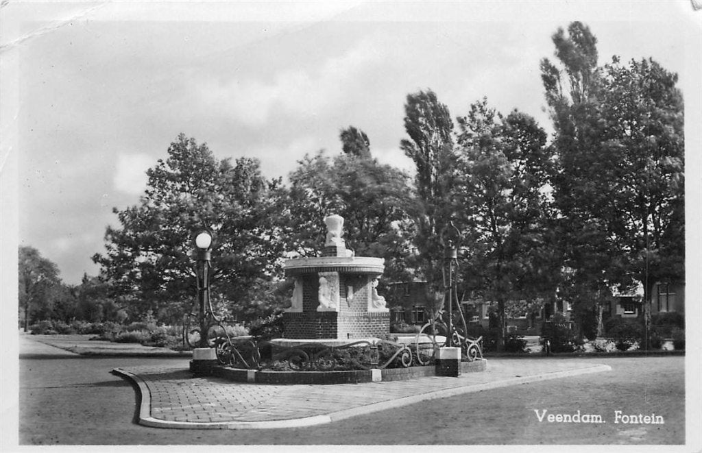 701-199-005 Veendam Fontein, Verzamelen, Verzenden, Voor 1920, Groningen