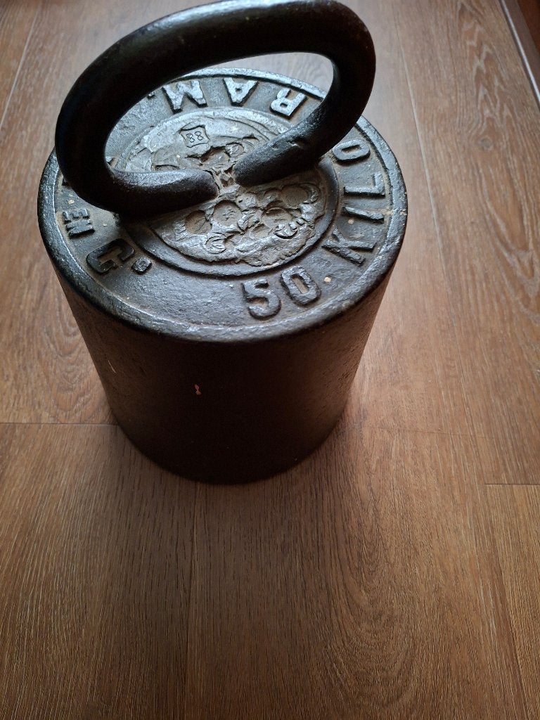 50 kg  ouderwets gewicht, Ophalen, Gebruikt, 50 tot 100 kg