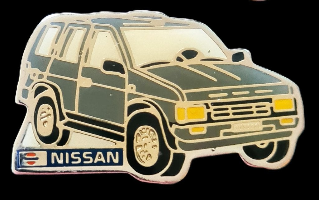Nissan Terrano pin- grijs, Verzenden, Nieuw, Transport, Speldje of Pin