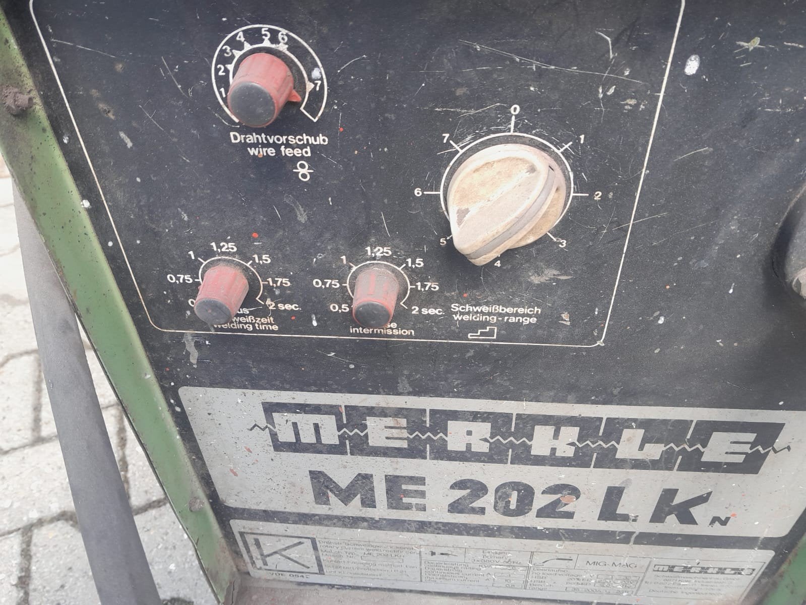 Mig Mag lasapparaat, Ophalen, 250 ampère of meer, Co2