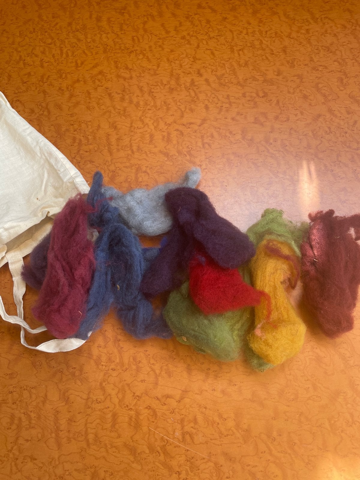 Diverse wol voor knutselen en vilten, Gebruikt, Textiel, Meerkleurig, Ophalen of Verzenden