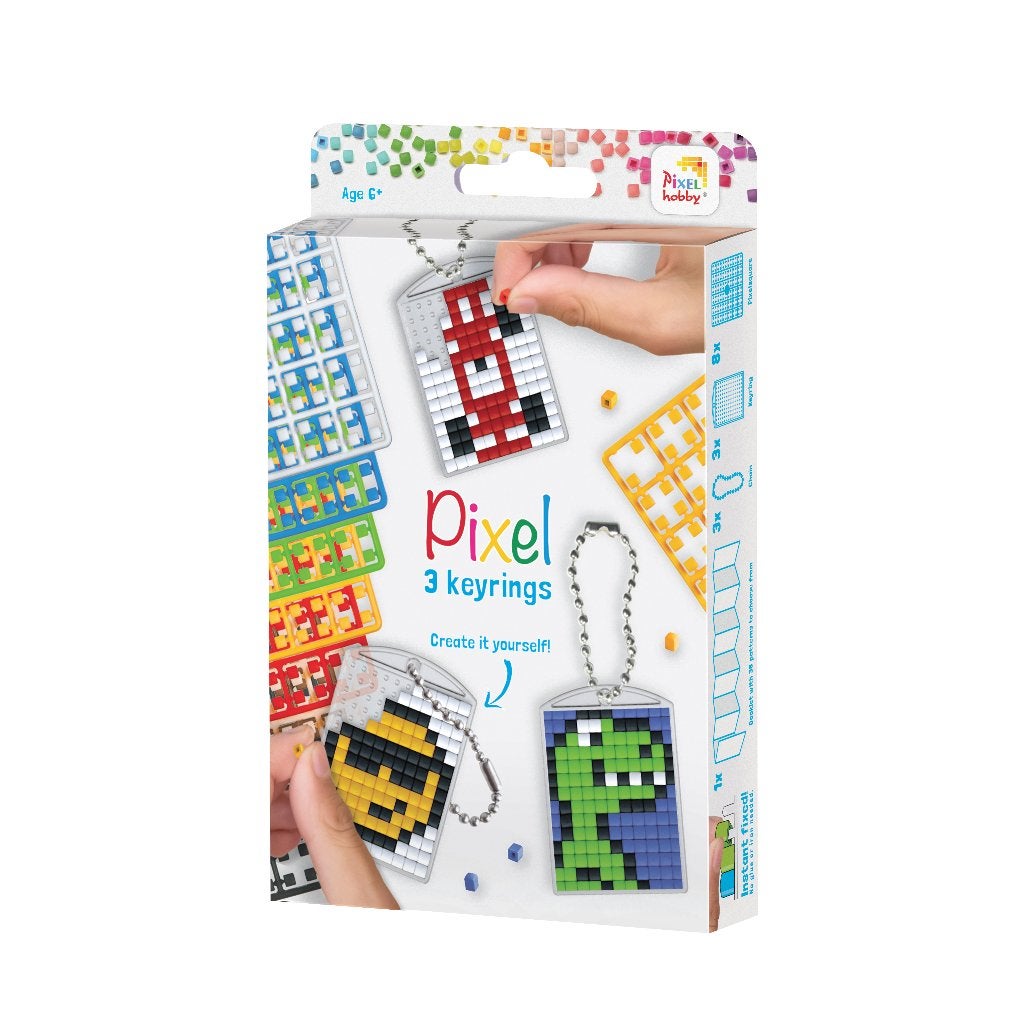 Pixelhobby Create it yourself medaillon set stoer, ., Overige thema's, Nieuw, Ophalen of Verzenden