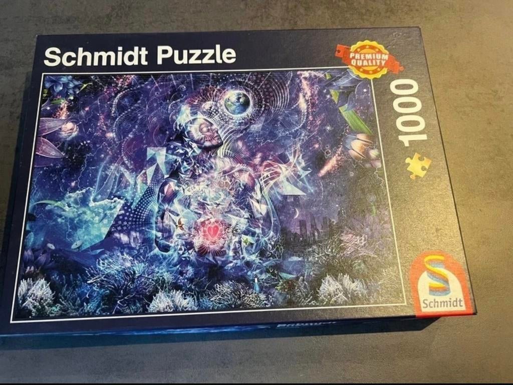 Schmidt puzzel 1000 stukjes Trancendance, Ophalen of Verzenden, 500 t/m 1500 stukjes, Zo goed als nieuw