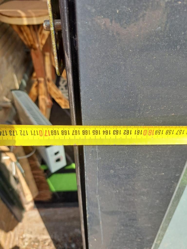 Dubbele Garagedeur met Ramen - Gebruikt, Ophalen, Gebruikt, Garagedeur, Glas