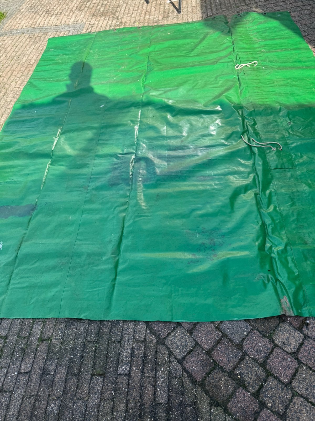 Zwaar zeildoek, Ophalen, Gebruikt