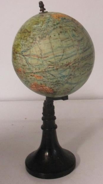 antieke globe wereldbolletje Forest, Paris 104, Verzenden