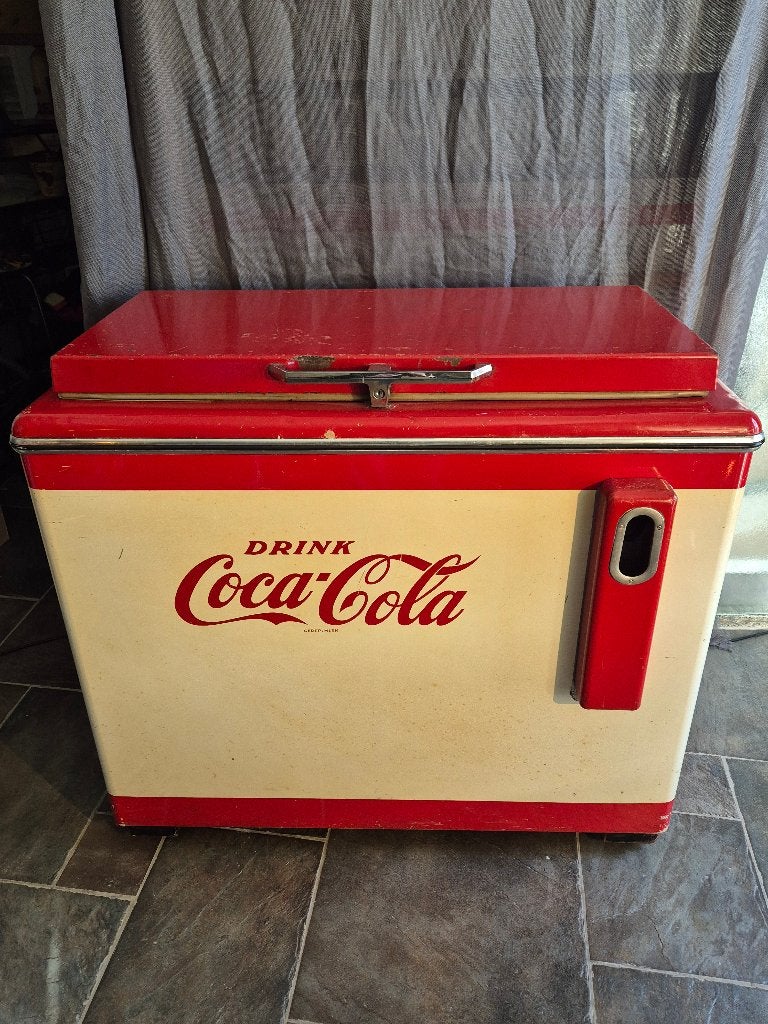 originele vintage Coca Cola koelkast 1963, Ophalen, Gebruikt