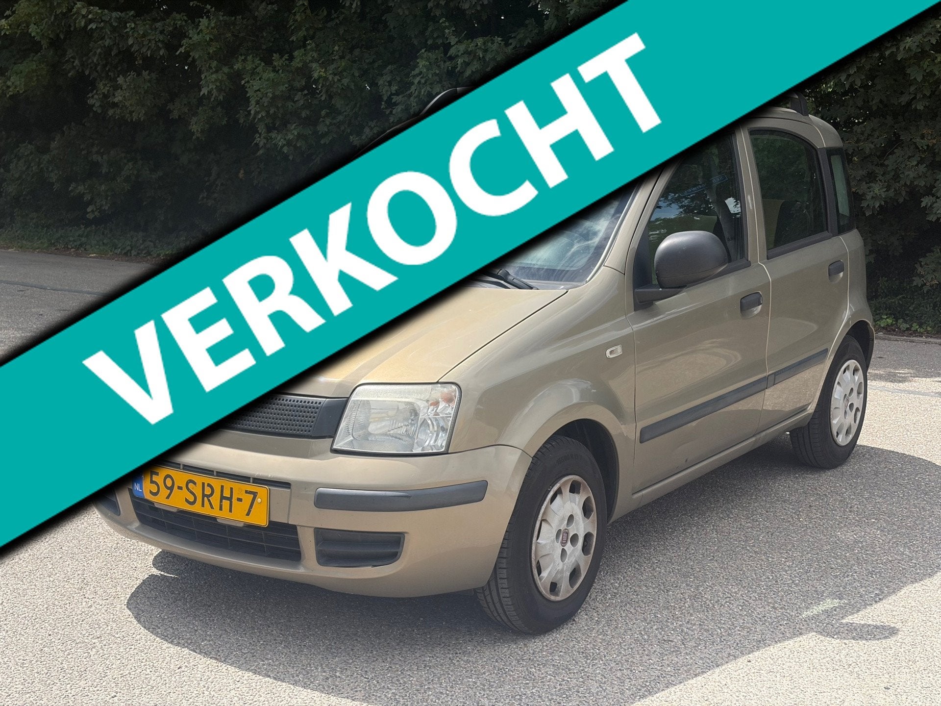 Fiat Panda 1.2 Active Airco! 216DKM! NAP APK 4-2027! 2011!, Euro 5, Stof, Gebruikt, 1242 cc