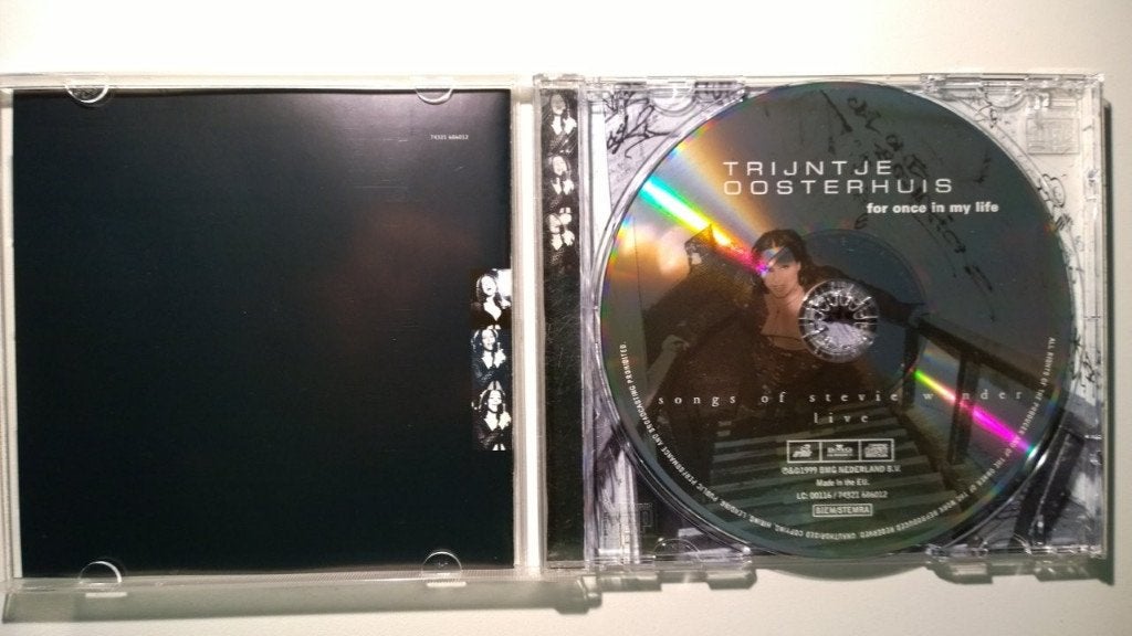Trijntje Oosterhuis - For Once In My Life, Ophalen of Verzenden, Zo goed als nieuw, Pop, Album