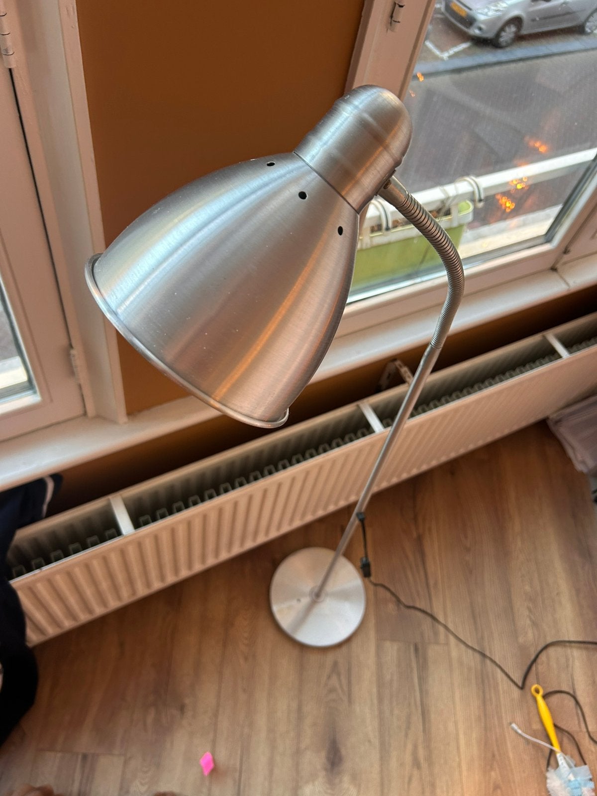 Stalamp, Ophalen, Gebruikt, Metaal, 100 tot 150 cm