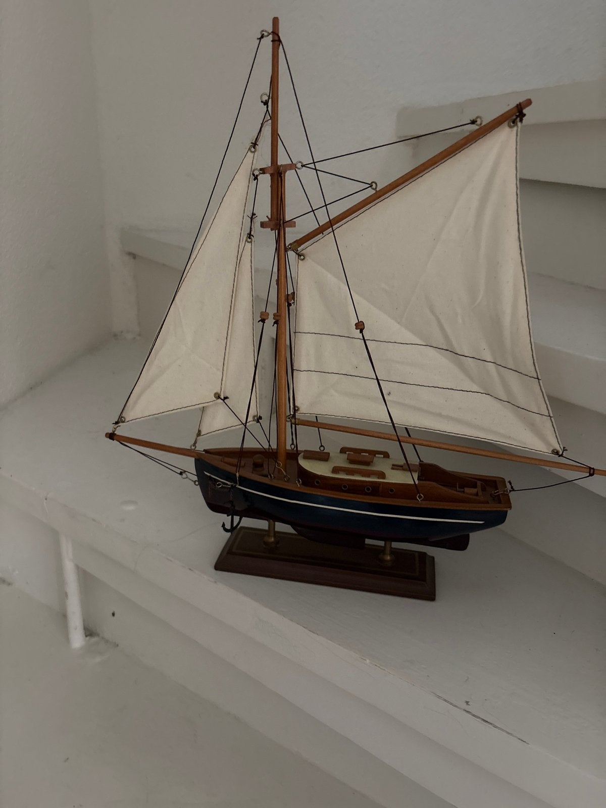 Decoratief scheepsmodel - Zeilboot, Ophalen, Gebruikt