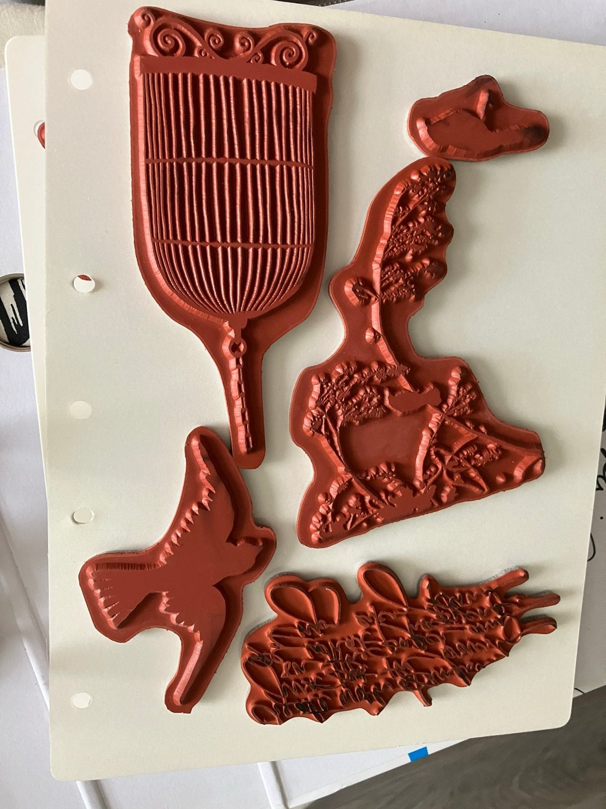 Dina Wakley Media Stempels - Diverse Sets, Hobby en Vrije tijd, Stempelen, Ophalen of Verzenden, Gebruikt, EZ-mounted stempel