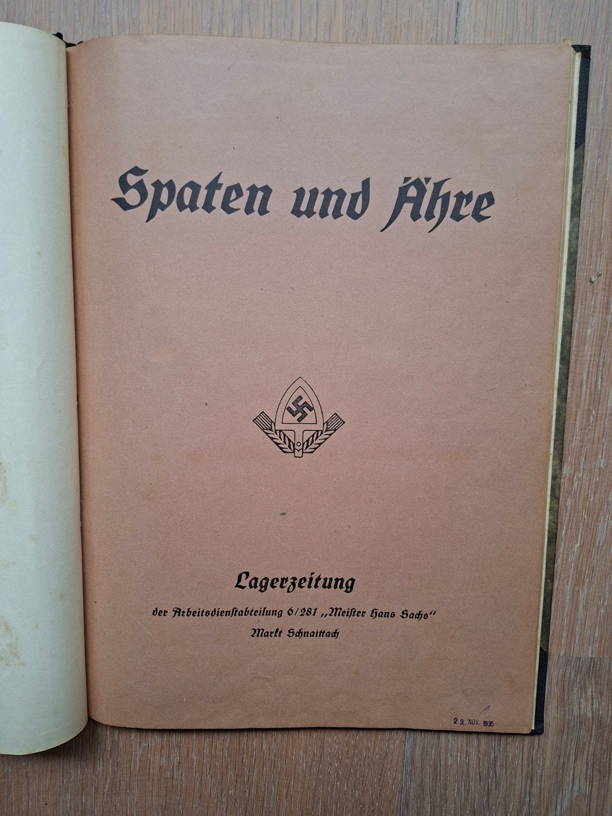 Spaten und Ahre Arbeitsdienst Duits wo2 foto's maandbladen, Verzamelen, Verzenden, Overige soorten, Duitsland, Boek of Tijdschrift