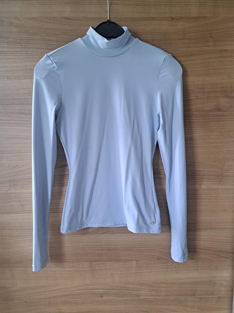 Lichtblauwe coltrui met lange mouwen, Blauw, Ophalen of Verzenden, Zo goed als nieuw, Lange mouw