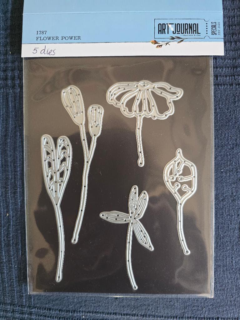 Elisabeth craft desigm, art journal 1787 Flower power, Ophalen of Verzenden, Nieuw, Frame of Mal, Overige merken