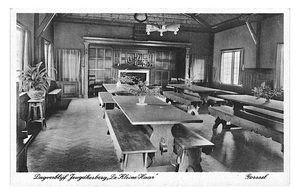 947331	Gorssel	Jeugdherberg	De kleine Haar Dagverblijf, Ophalen of Verzenden, 1920 tot 1940, Ongelopen, Gelderland