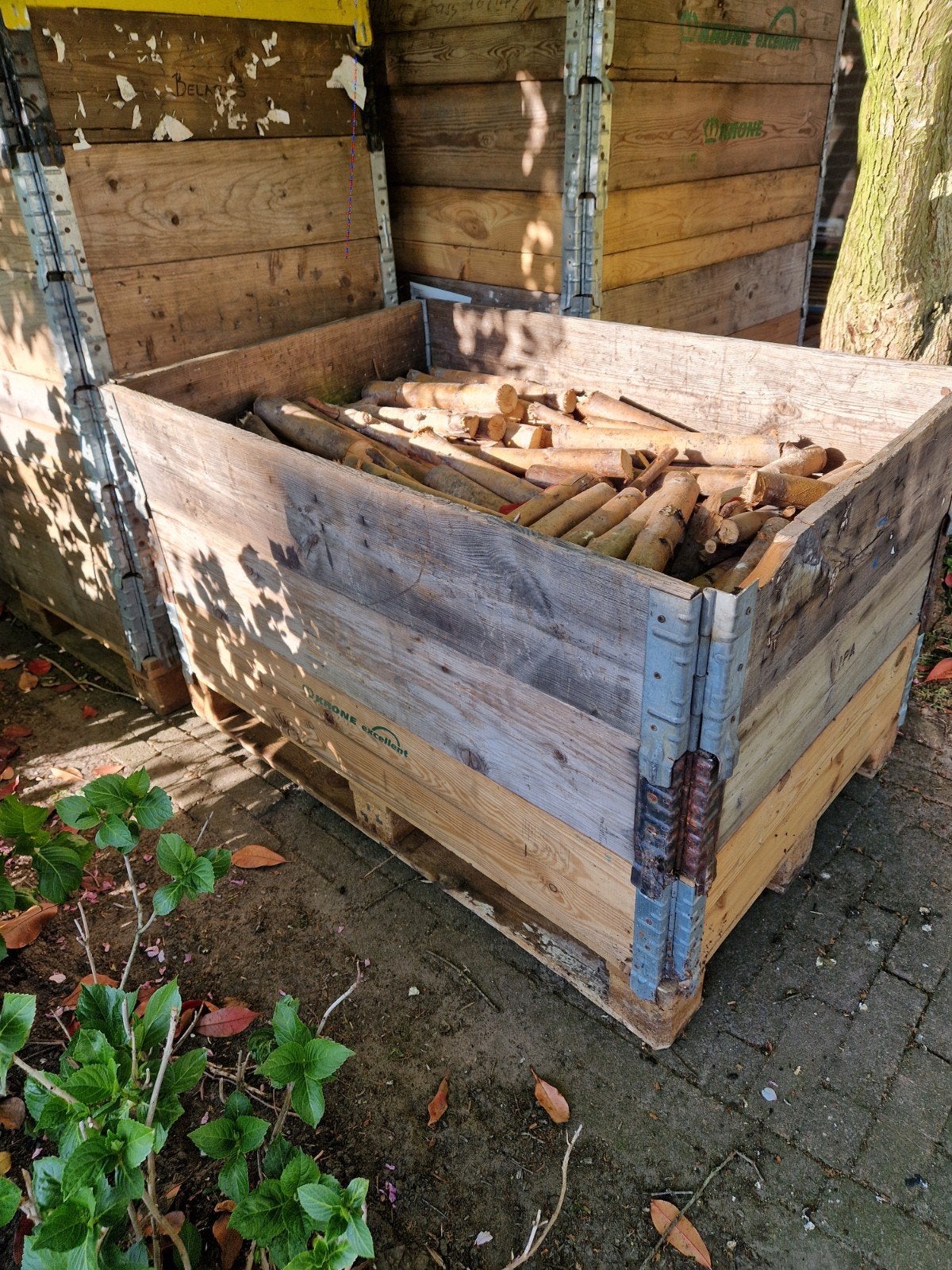 palletranden 120x80x20cm ideaal voor houtopslag, Tuin en Terras, Ophalen