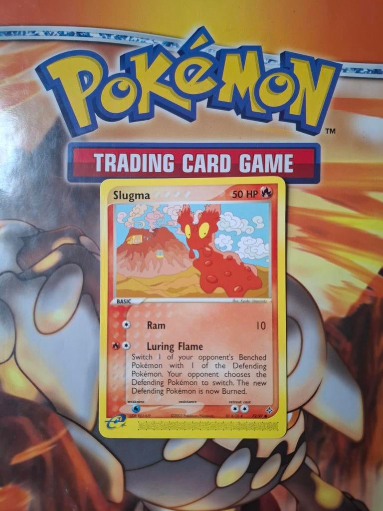 Slugma 72/97 Ex Dragon set pokemon kaart nm, Ophalen of Verzenden, Zo goed als nieuw, Losse kaart