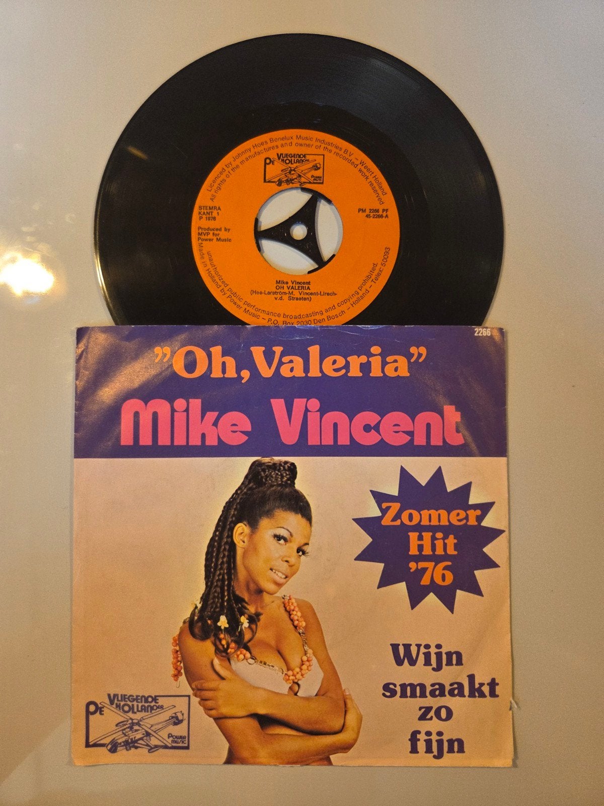 Mike Vincent - Oh, Valeria, Gebruikt, 7 inch, Single, Ophalen of Verzenden