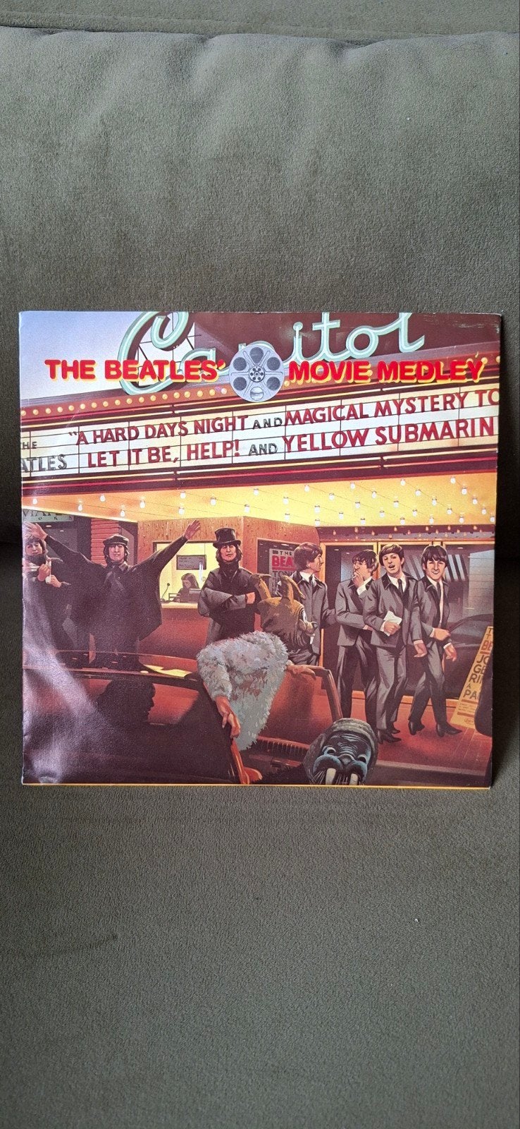 vinyl single The Beatles - Movie Medley, 7 inch, Ophalen of Verzenden, Zo goed als nieuw, Pop