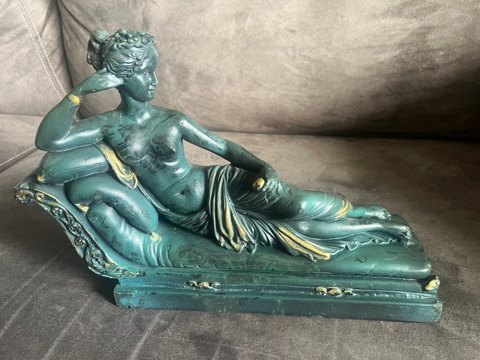 Grieks Gipsen Beeld Venus-Godin Aphrodite., Ophalen of Verzenden, Gips, Beeld, Vrouw