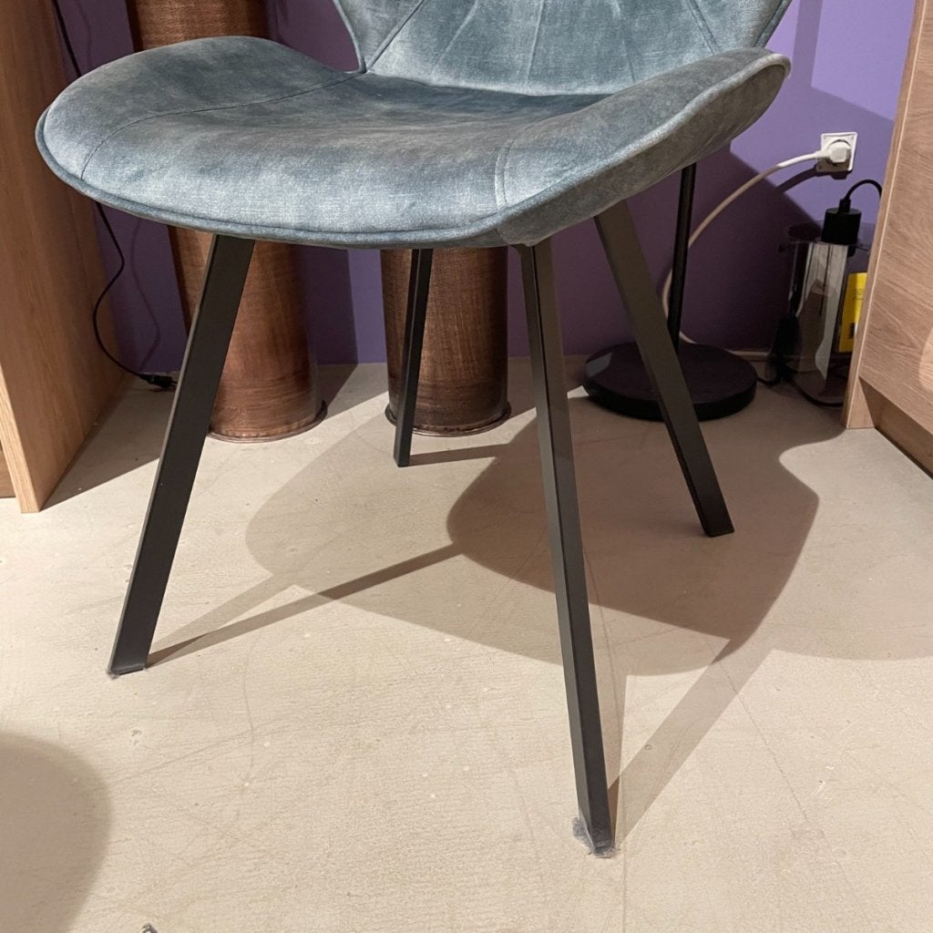 Beerse Eetstoel - Blauw - Profijt Meubel, Huis en Inrichting, Stoelen, Niet ingevuld, Niet ingevuld, Niet ingevuld