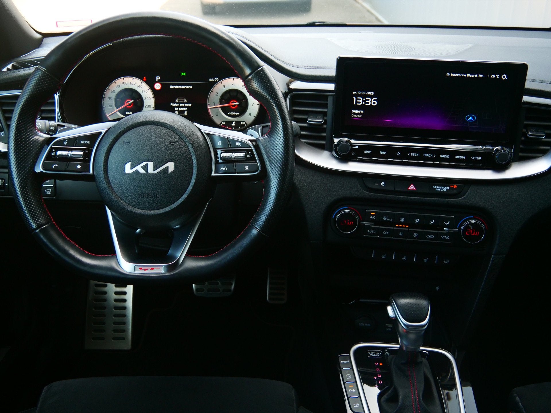 Kia ProCeed 1.6 T-GDi GT Automaat 204 Pk Navi / DAB / Apple, 15 km/l, Gebruikt, Blauw, Adaptive Cruise Control