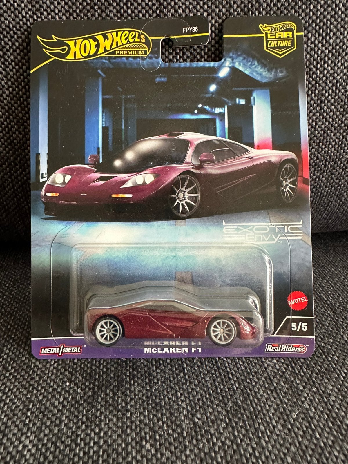 Hot Wheels Premium McLaren F1 Exotic Envy, Ophalen of Verzenden, Zo goed als nieuw, Auto