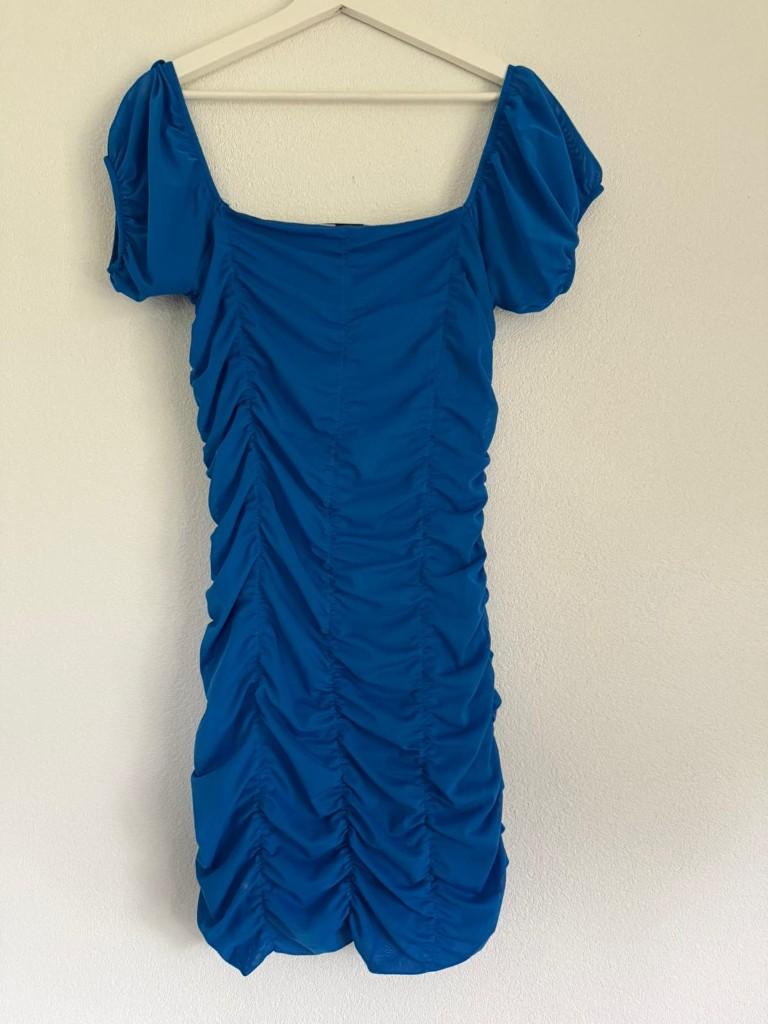 Jurk blauw Stradivarius, Blauw, Maat 42/44 (L), Ophalen of Verzenden, Zo goed als nieuw