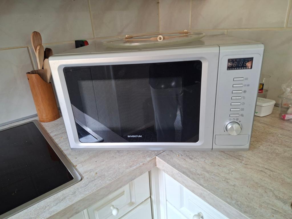 Inventum combi- magnetron, Ophalen of Verzenden, Gebruikt, Oven, Draaiplateau