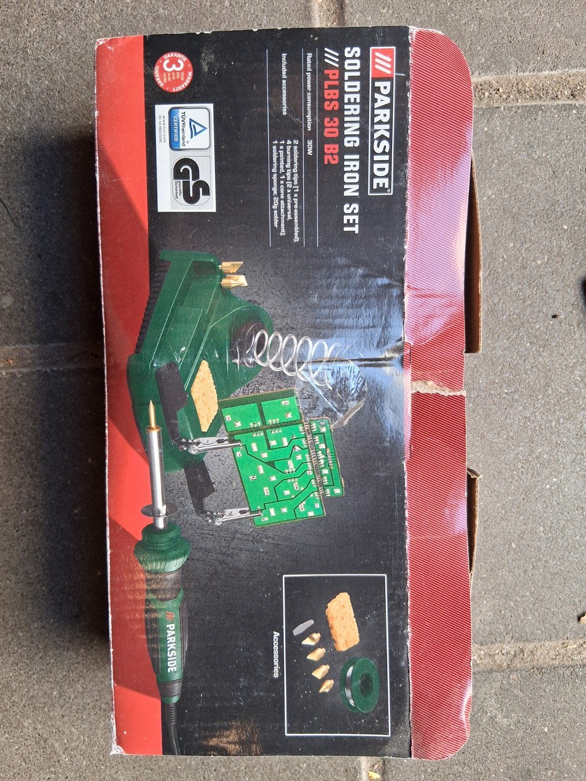 Parkside Soldeerboutset PLBS 30 B2 - Compleet en Handig, Ophalen of Verzenden, Gebruikt, Overige typen, Parkside