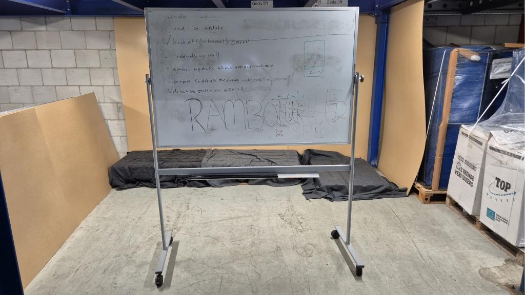 Whiteboard 150xH100 cm , 2 st