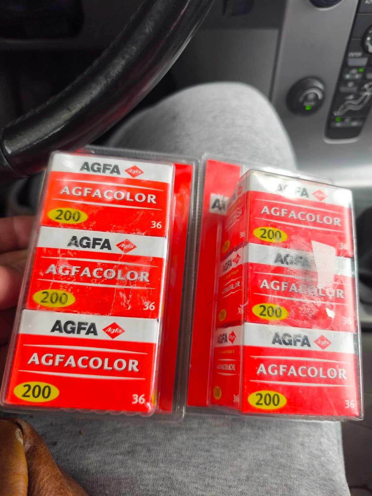 6x Agfa Color 200 fotorolletjes - Over datum fotorol, Ophalen of Verzenden
