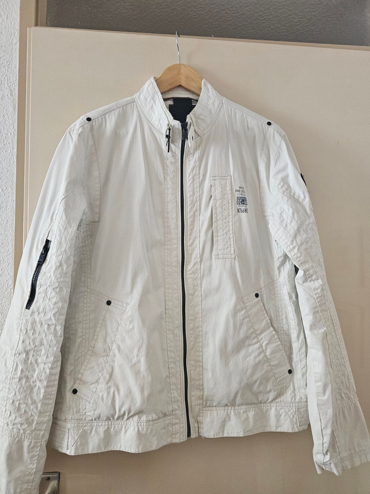 PME Legend Heren Jas Maat L, Wit, Ophalen, Maat 52/54 (L), Wit, PME Legend