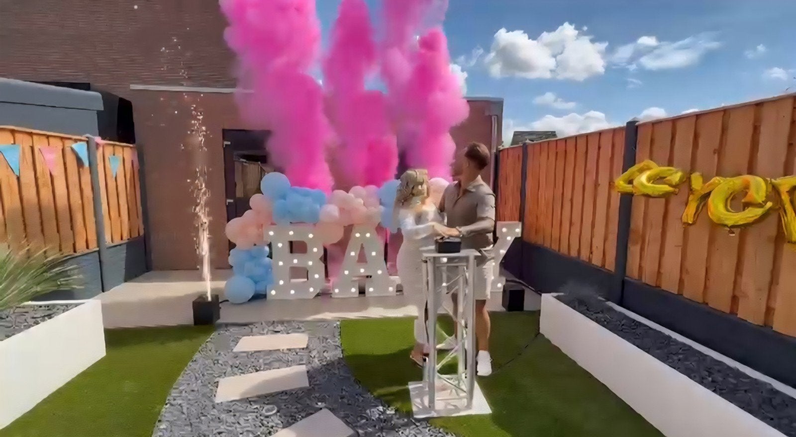 shooters koudvuur gender reveal, Ophalen of Verzenden, Geboorte of Huwelijk