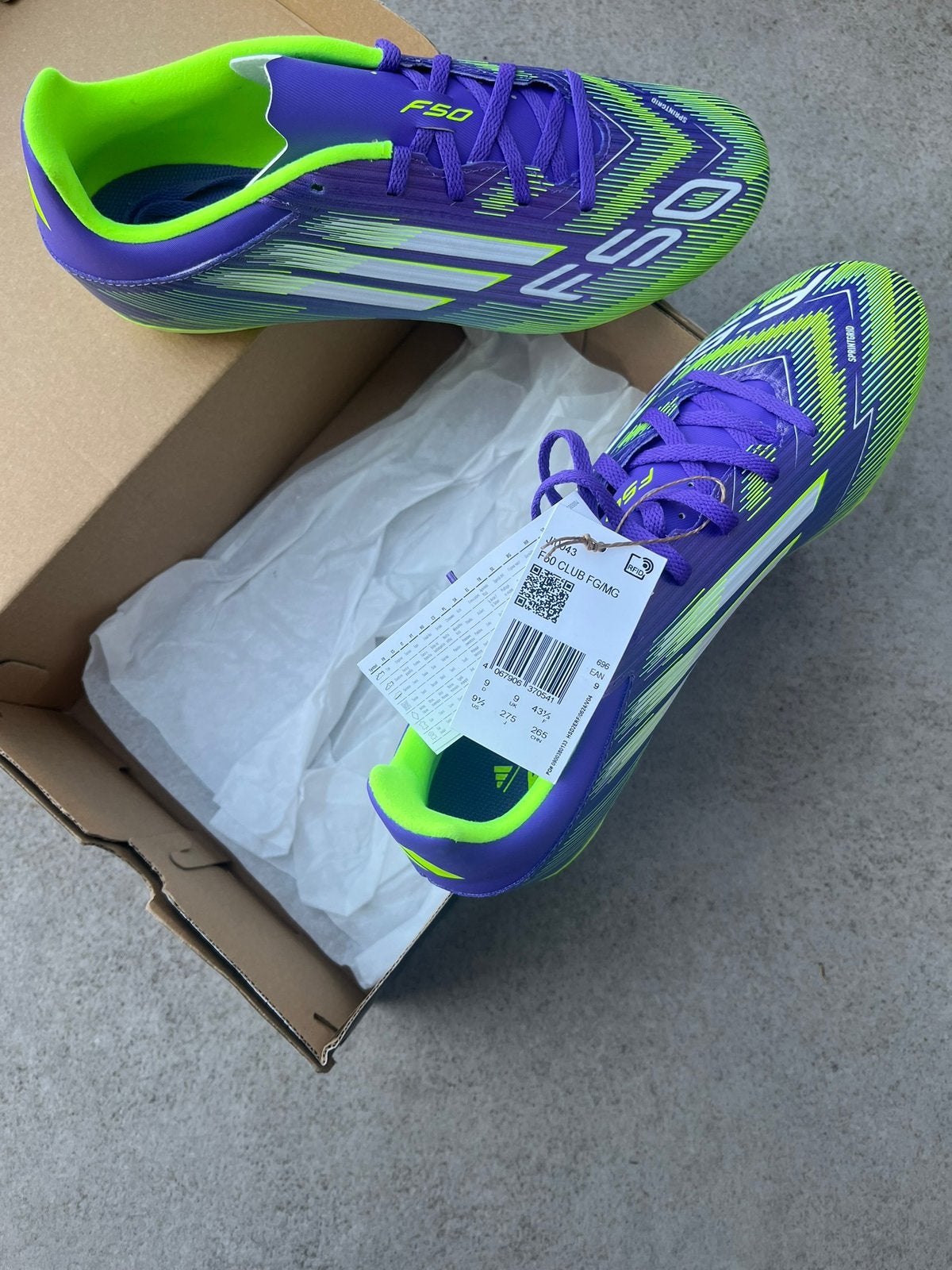 Adidas f50 club fg/mg voetbalschoenen maat 43 1/3 *NIEUW*, Ophalen of Verzenden, Nieuw, Schoenen