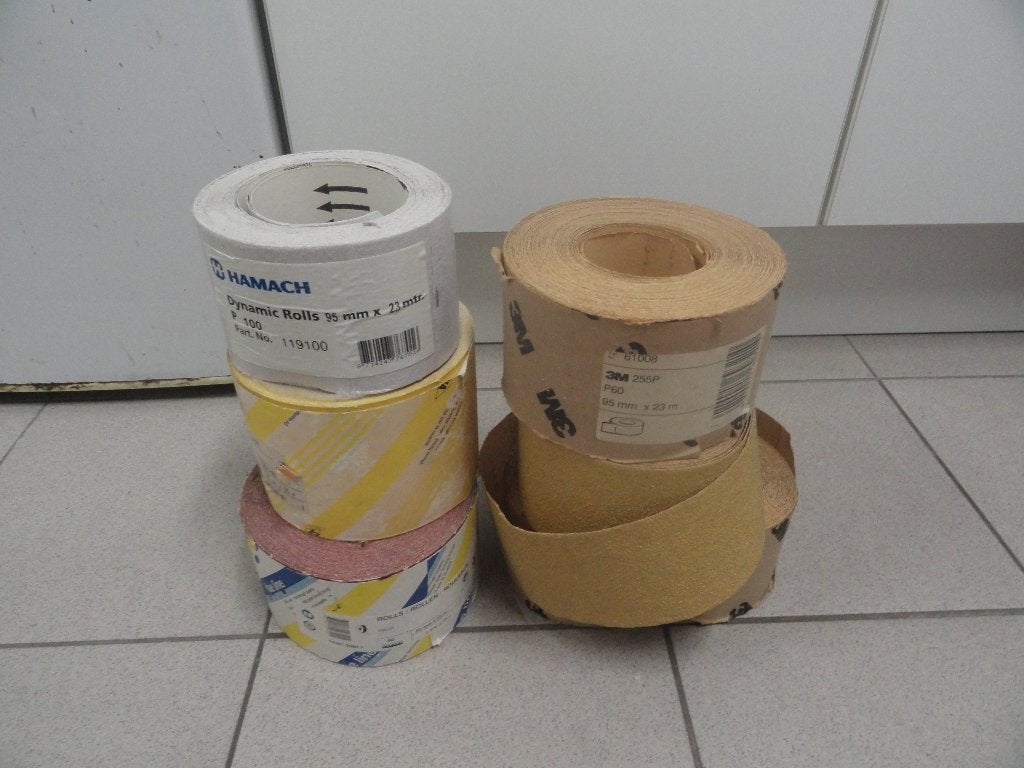 DIVERSE ROLLEN SCHUURPAPIER SIA en 3M, Ophalen of Verzenden, Nieuw, Overige typen