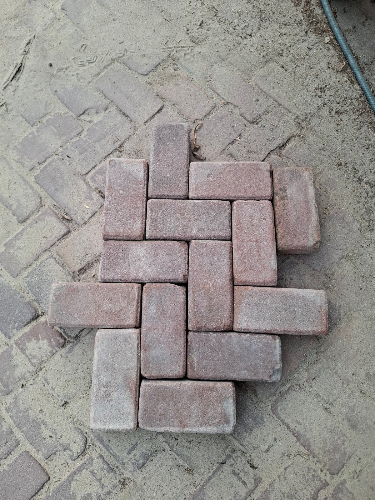 15m² gebakken 10duimer, nieuw, op pallet, Ophalen of Verzenden, Nieuw, Beton, Terrastegels