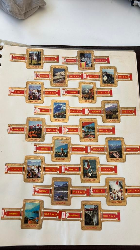 Mapje met diverse sigarenbandjes, Ophalen of Verzenden, Zo goed als nieuw, Sigarenbandjes