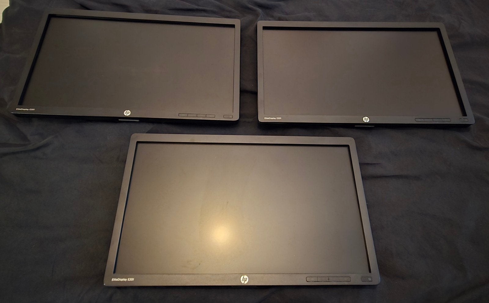 3 stuks Hp elitedisplay E201 inclusief voet, Ophalen, Onbekend, Overige resoluties, TN