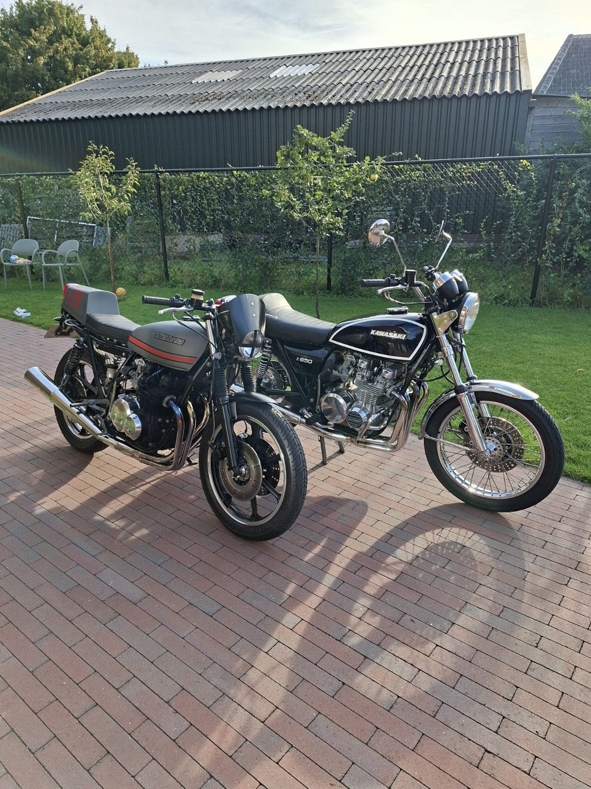 3x Kawasaki Z 650 1977/1978/1979, Motoren, 4 cilinders, Gebruikt, Handgeschakeld, Naked bike
