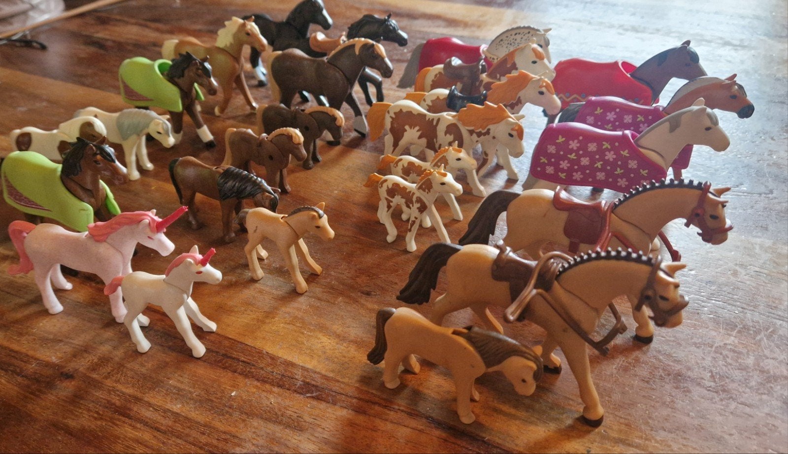 collectie playmobiel paarden en accessoires, Ophalen