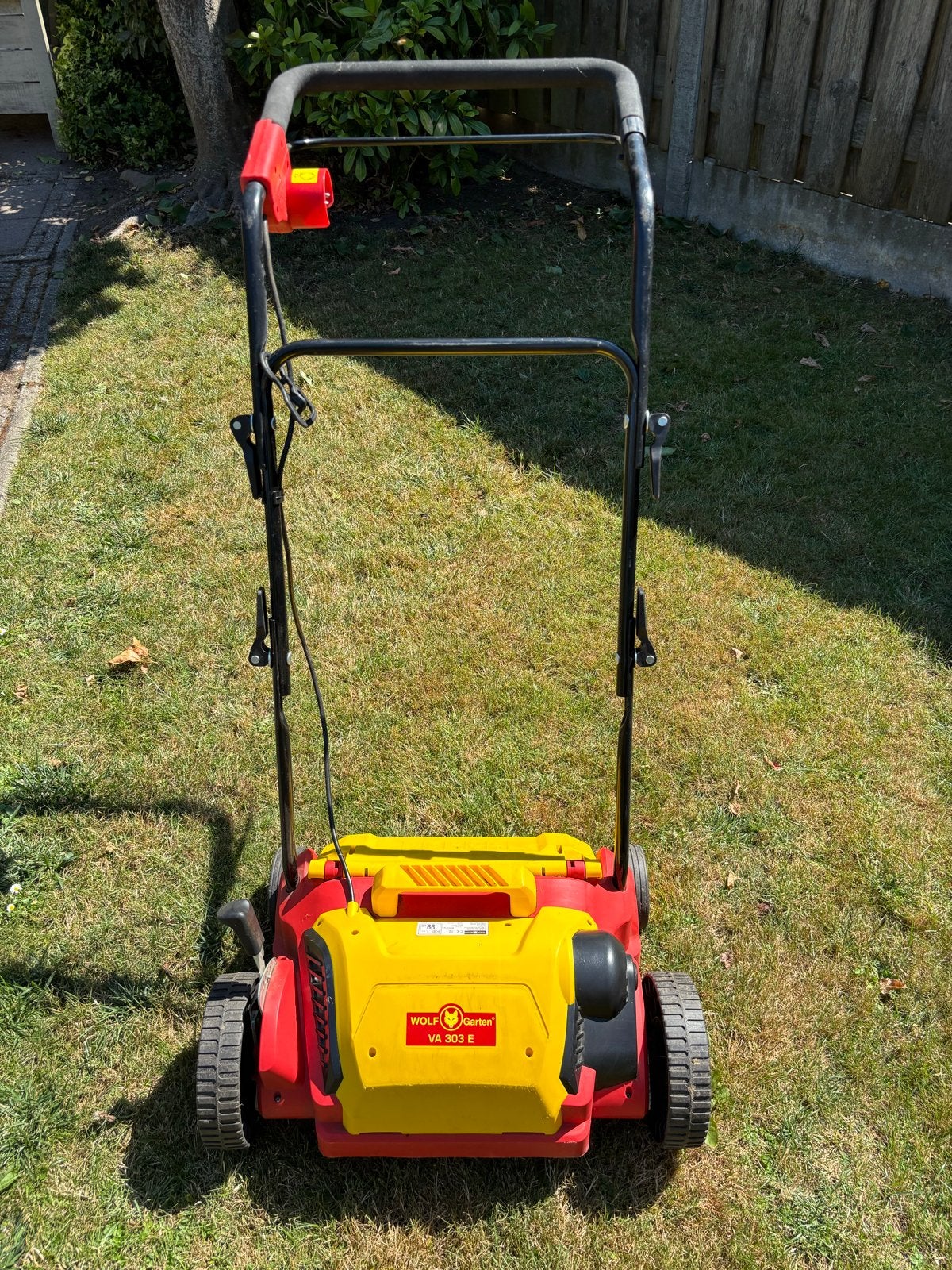 Wolf-Garten VA 303 E verticuteermachine, Ophalen, Gebruikt, Elektrische grasmaaier, Opvangzak