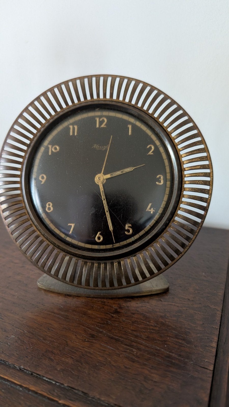 Vintage Kienzle Wekker - Art Deco Stijl, Ophalen